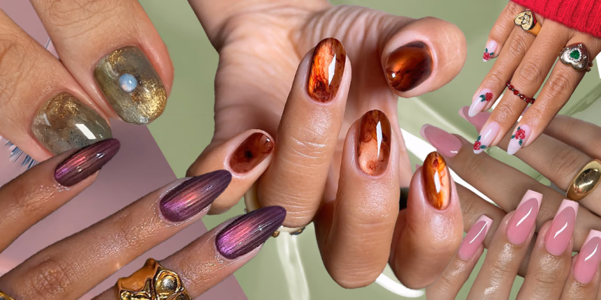 Smoky Amethyst and Pink Sheers Are Defining 2026 Nails
